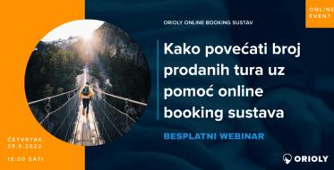 Besplatni webinar: Kako povećati broj prodatih tura uz pomoć online booking sistema?