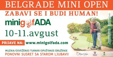 Turnir u mini-golfu na Adi Ciganliji 10. i 11. avgusta