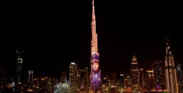 Etihad Airways osvetlio Burj Khalifu u Dubaiju