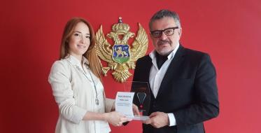 Priznanje Crnoj Gori za najbolje predstavljanje na Beogradskom Manifestu