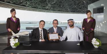 Louvre Abu Dhabi signed landmark partnership with Etihad Airways