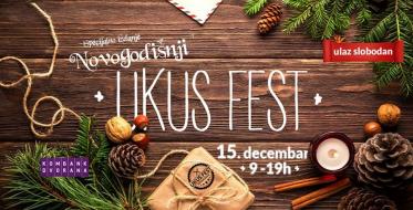 Novogodišnji Ukus Fest 15. decembra u Kombank dvorani