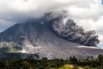 Sinabung vulkan, Indonezija