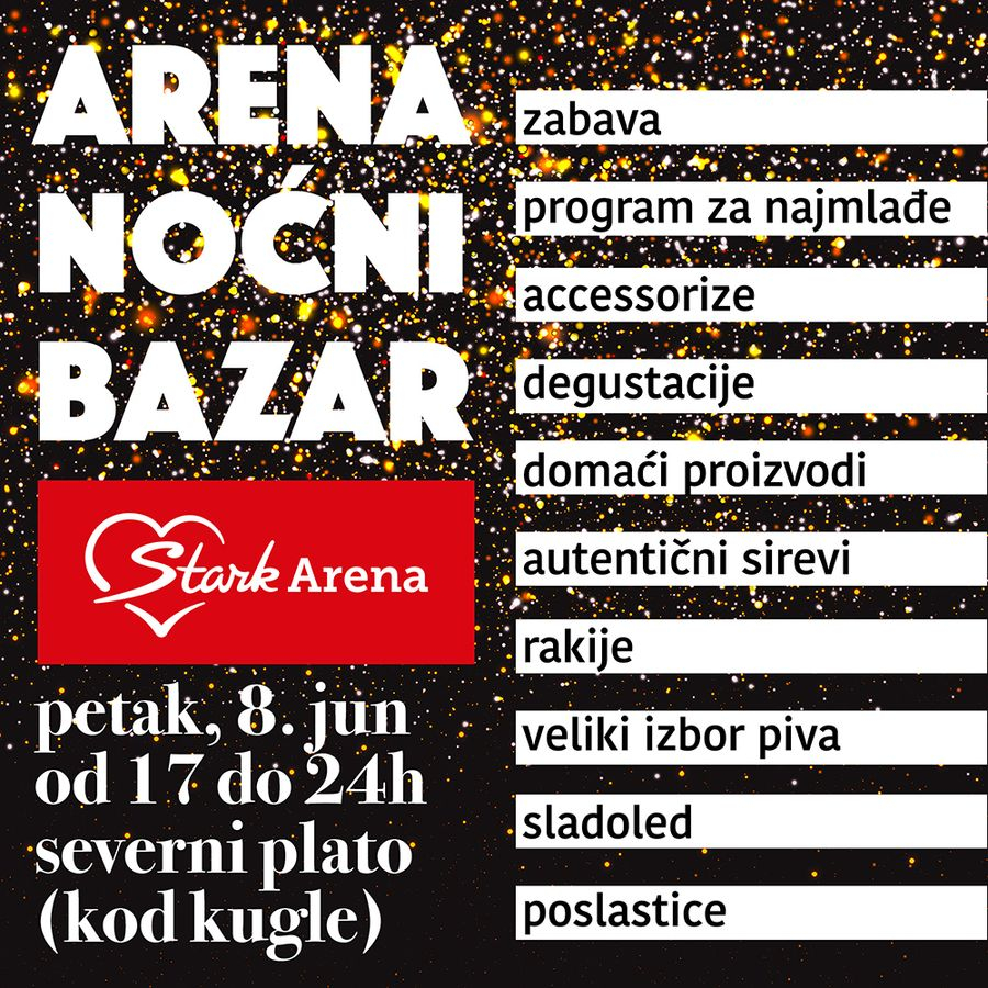 Arena noćni bazar odložen za 8. jun