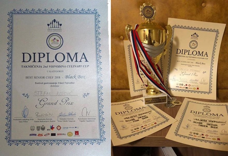 'Vojvođanski kulinarski kup' doneo kragujevačkim kulinarima 2 Grand Prix-a