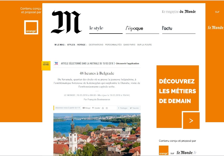 Francuski Le Monde - „48 sati u Beogradu“