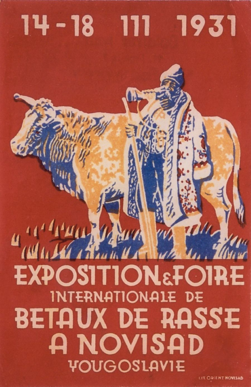 Plakat za prvi Poljoprivedni sajam 1931. godine, Foto: Dokumentacija Novosadskog sajma i Muzeja Grada Novog Sada